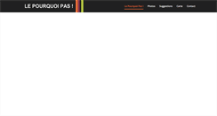 Desktop Screenshot of lepourquoipas.net